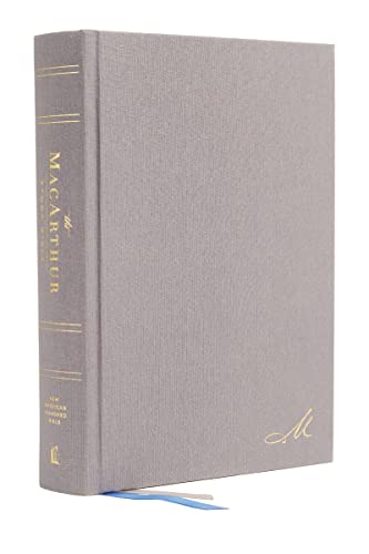 NASB, MacArthur Study Bible, 2nd Edition, Hardcover, Gray, Comfort Print: Unleashing God's Truth One Verse at a Time