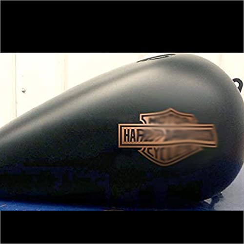 Harley.D Gas Tank Decal Black on Bronse 2 pcs not Printed!