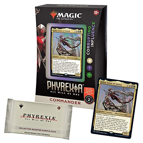 Magic: The Gathering Phyrexia: All Will Be One Commander Deck 1 + Collector Booster Sample Pack