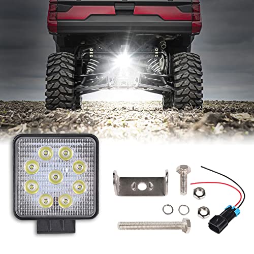 KanSmart Ranger Backup Light Compatible with 2018 2019 2020 2021 2022 Polaris Ranger 1000 XP Accessories Led Light Bar 27W Ranger Reverse Light