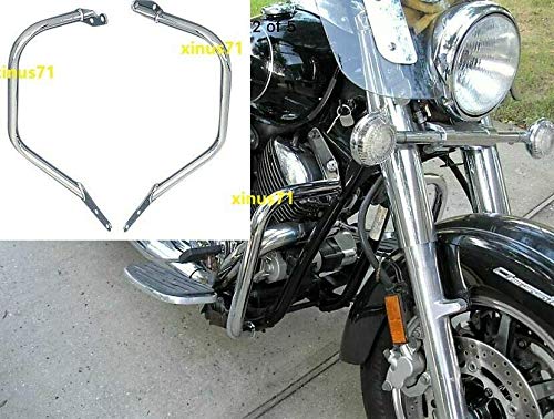 JMEI Engine Guard Highway Crash Bar 4 Yamaha Vstar 1100 Classic Custom Silverado 2pcs