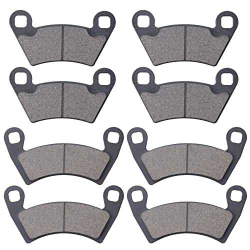 JINGKE Front and Rear Brake Pads for Polaris Ranger 900 800 700 500 / RZR 900 XP/Ranger 900 XP/Ranger 800 XP 4x4 / RZR 4 800 / Ranger XP 700 / Ranger 500 Crew/RZR 900