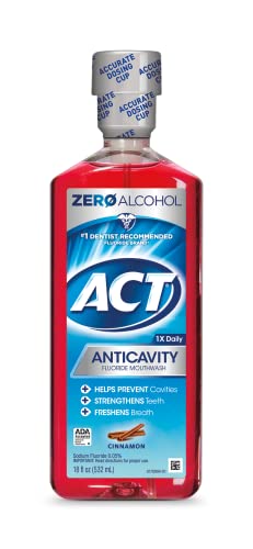 ACT Anticavity Fluoride Rinse Cinnamon 18 oz