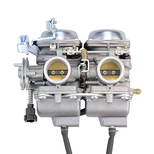 GOOFIT Twin Carburetor Double Cylinder Carb Replacement for Chamber 250cc Rebel CMX 250cc CMX250 CA250