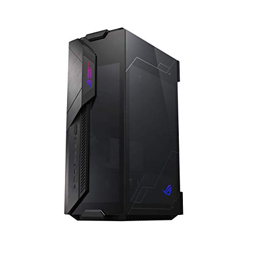 ASUS ROG Z11 Mini-ITX/DTX Gaming Case with Patented 11 Tilt Design, Compatible with ATX Power Supply,3-Slot Graphics, Front I/O USB 3.2 Gen 2 Type-C, 2x USB 3.2 Gen 1 Type-A and ARGB Control Button