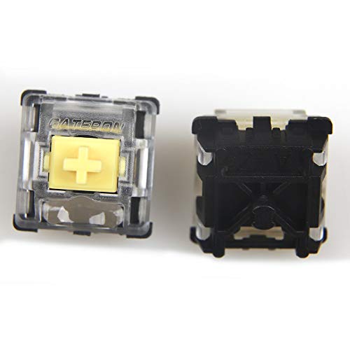 Wholesales KS-15 Gateron Optical Switches 70/PCS Interchange for Gateron Optical Switches Keyboard SK61 SK64 (Optical Yellow)