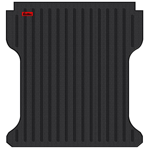 GEEVOLL Heavy Duty Rubber Truck Bed Mat for 2019-2022 Ram 1500, Custom Fit CrewCab 5.7 Ft Bed Liner, Black