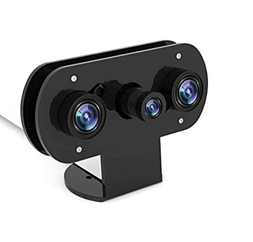 for Raspberry Pi, Infrared Night Vision IR Camera with Acrylic Holder Case, Adjustable-Focus Webcam for Pi 4/Pi 3 B+/Pi 3, Suit for Home Security Monitors, DIY, 3D Printer