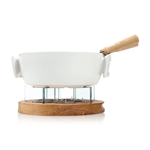 Boska Twinkle Cheese Fondue Pot - Great for Meat, Chocolate, and Cheese Snack - Serve 4 Persons Wedding Registry Items Kitchen Gifts for Family Housewarming - Use with Fondue Sticks