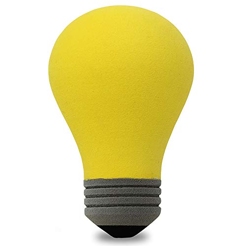 Coolballs Cool Bright One Light Bulb Car Antenna Topper/Mirror Dangler/Dashboard Buddy (Auto Accessory) (Yellow) (Bright Idea)
