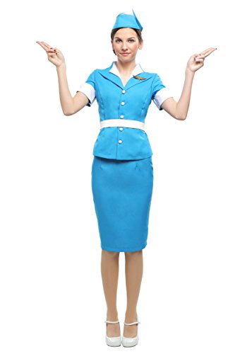 Women's Flight Crew Costume Flight Attendant Costume Adult Small