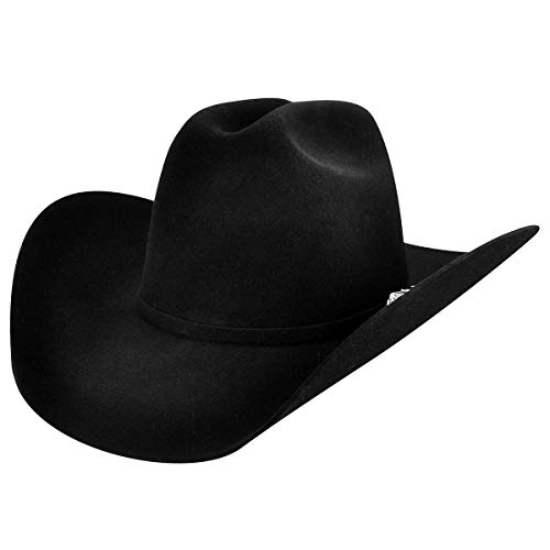 Bailey Western Wheeler 3X Western Hat Black, 7 3/8
