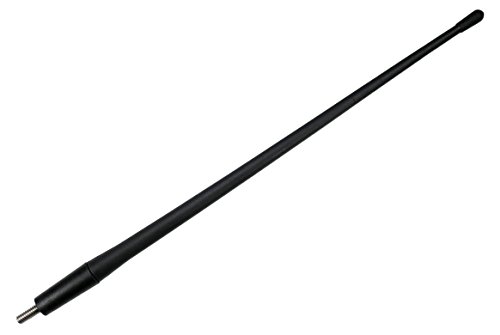 AntennaMastsRus - 13 Inch All-Terrain Flexible Rubber Antenna is Compatible with Ford F-150 (2009-2023) - Spring Steel Internal Core