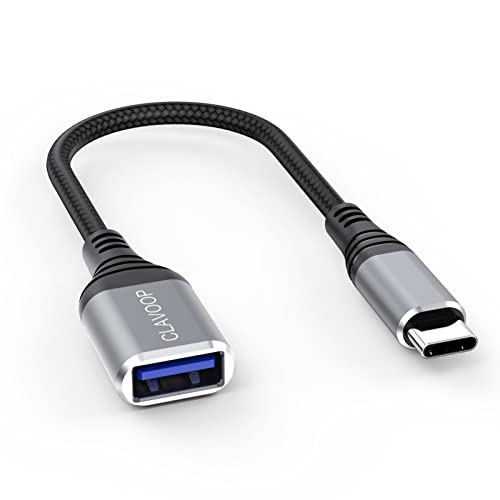 CLAVOOP USB C to USB Adapter, Female USB to USB C Male Adapter USB OTG Adapter Type C Thunderbolt 3 to USB A Female Adapter Compatible for MacBook Pro Air iPad Mini 6 Galaxy S22 Google Pixel and More