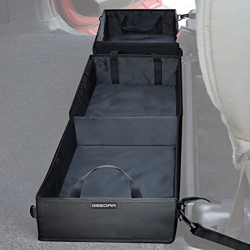 GEEDAR Under Seat Storage Truck Tool Box Organizer for Truck Underseat Storage Ford F150 F250 F350 Dhevy Dilverado Accessories (3 compartment)