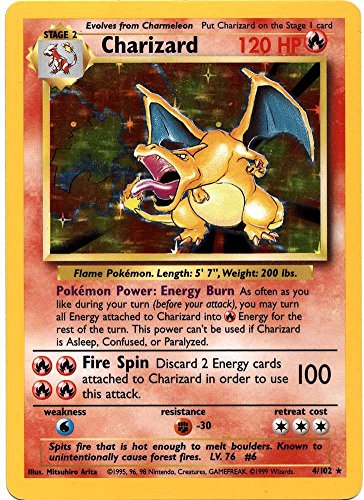 Pokemon - Charizard (4) - Base Set 2 - Holo