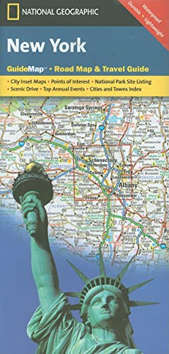 New York Map (National Geographic Guide Map)