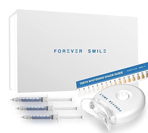 Forever Smile 5X LED Teeth Whitening Kit for Sensitive Teeth. Complete and Effective at Home Teeth whitening kit.