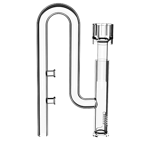 FZONE Aquairum Mini Glass Skimmer Lily Pipe for Mini and Nano Tank Filter Pipes