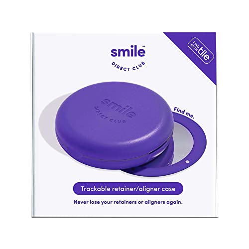 SmileDirectClub Trackable Retainer/Aligner Case Powered by Tile - Item Locator and Finder for Retainers and Aligners