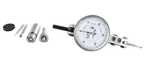 Accusize Industrial Tools 0.060'' by 0.0005'' (Range by Graduation) Horizontal Test Indicator with 1.5'' Dial Diameter, 0511-2001