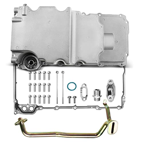 A-Premium 302-2 LS Swap Engine Oil Pan Kit Low Profile Compatible with 1964-1992 Chevy Nova Camaro Ventura Omega F-body G-body LS1 LS2 LS3 LS6 5.7L 5.3L 6.5L