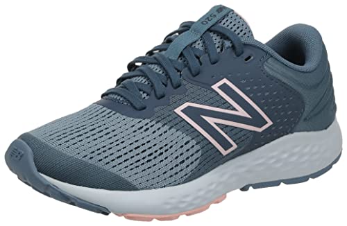 New Balance Women's 520 V7 Running Shoe, Grey/Silver/Teal, 7.5