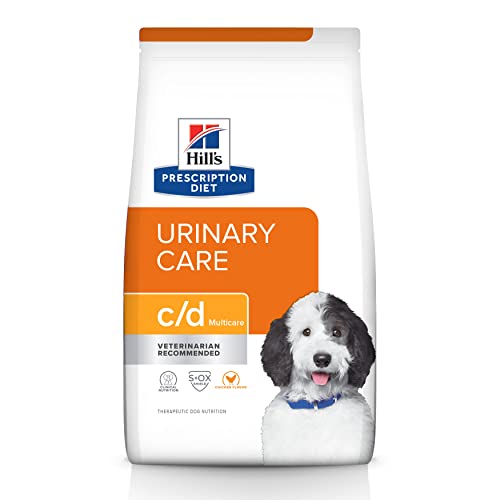 Hill's Prescription Diet c/d Multicare Urinary Care Chicken Flavor Dry Dog Food, Veterinary Diet, 27.5 lb. Bag