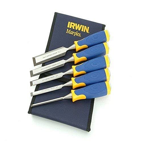 Irwin Marples MS500 Soft Touch Bevel Edge Chisel Set 5 Wallet