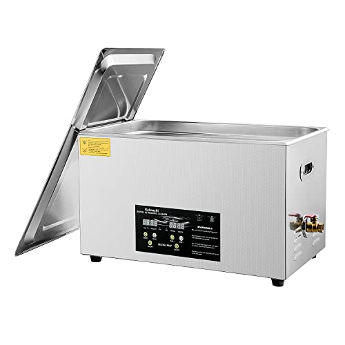 Kaimashi Ultrasonic Cleaner 30L Large Ultrasonic Cleaning Machine SUS 304 with Digital Timer and Heater