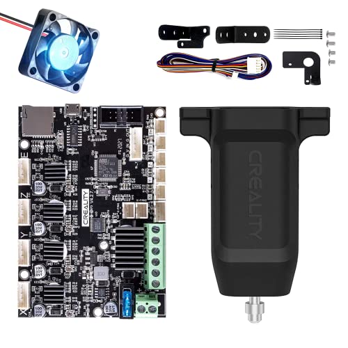 Creality Ender 3 / Pro / V2 Plug and Play CR Touch with 1.5m Extension Cable and 4.2.7 Silent Mainboard Accessories Upgrade Kit for Smart Auto Bed Leveling with TMC 2225 Drivers and 32Bit Processor