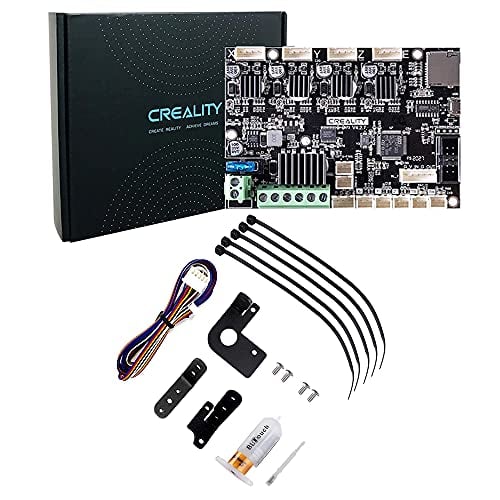 Creality Ender 3 / Pro / V2 Plug and Play BL Touch V3.1 with 1.5m Extension Cable and 4.2.7 Silent Mainboard Accessories Upgrade Kit for Smart Auto Bed Leveling with TMC 2225 Drivers + 32Bit Processor