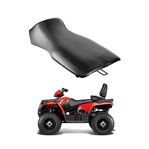 Mallofusa ATV Complete Seat Replacement For Polaris Sportsman 400 450 500 600 700 800 Hawkeye 400 2005-2014 Rrider Passenger Seat Pad Soft PU Cosy Black