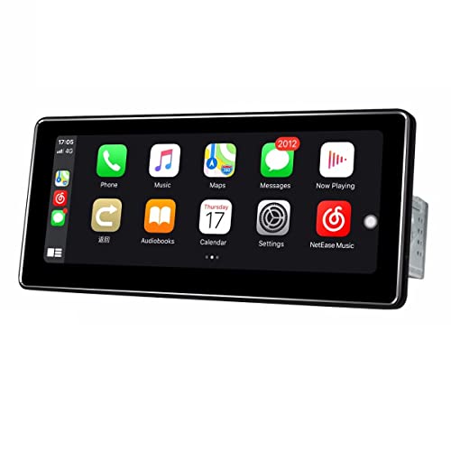 JOYING Android 10.0 Octa Core Car Radio 8.8 Inch Universal 4GB RAM+64GB ROM Single Din Touchscreen Car Stereo GPS Sat Nav Support Bluetooth/5G WiFi/USB/SD/FM Radio/Android Auto/Subwoofer/Fastboot