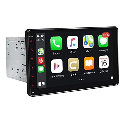 JOYING 9 Inch Double Din Car Radio Android 10 Octa Core 4GB+64GB Stereo IPS Display Car Stereo Support Bluetooth 5.1/GPS/5G WiFi/Android Auto/Carplay/FM Radio