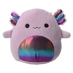 Squishmallows Kellytoy 2022 7'' Winter Axolotl - Includes Stickers, Multicolor (SQ-XMAS-2022-axolotl)