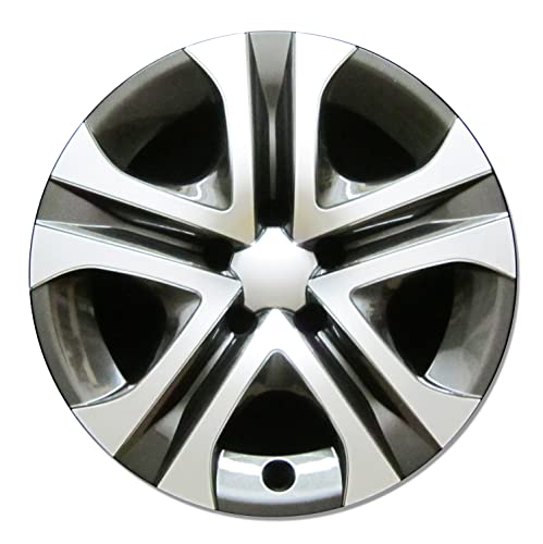 Premium Replica Hubcap, Replacement for Toyota Rav4 2016-2018, 17-inch Silver Black Wheel Cover, 1 Piece