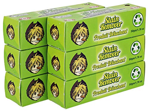 BunchaFarmers All Natural 100% Biodegradable Environmentally Friendly Stain Remover Stick Made in Canada (6 Pack)