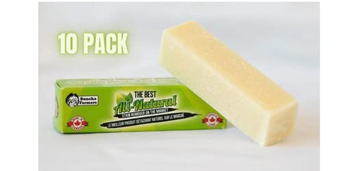 BunchaFarmers Buncha Farmers All Natural 100percent Biodegradable Environmentally Friendly Stain Remover Stick (Made in Canada) .10 pack BAF003pp-102021-v4