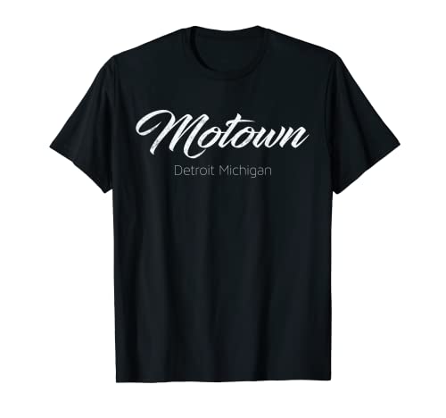 Motown Detroit - Michigan Distressed Vintage T-Shirt