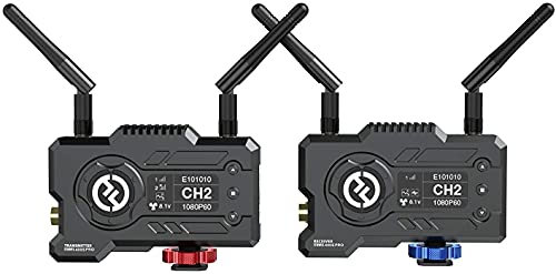 Hollyland Mars 400S PRO Wireless Video Transmission System, 1080P HDMI SDI Transmitter and Receiver, 0.08s Latency, 400ft Range, 8 Channels, 4 APP Monitoring, 3-Way Power Supply, 3 Scene Modes