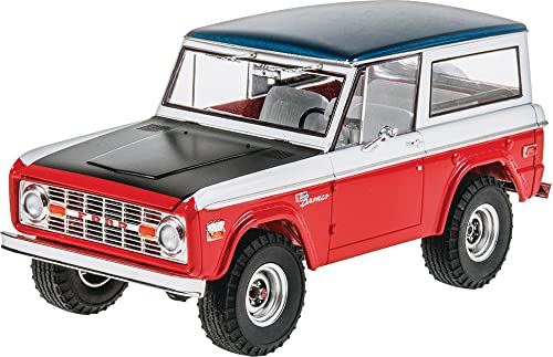 Revell 85-4436 Ford Baja Bronco Model Truck Kit 1:25 Scale 137-Piece Skill Level 5 Plastic Model Building Kit, Red