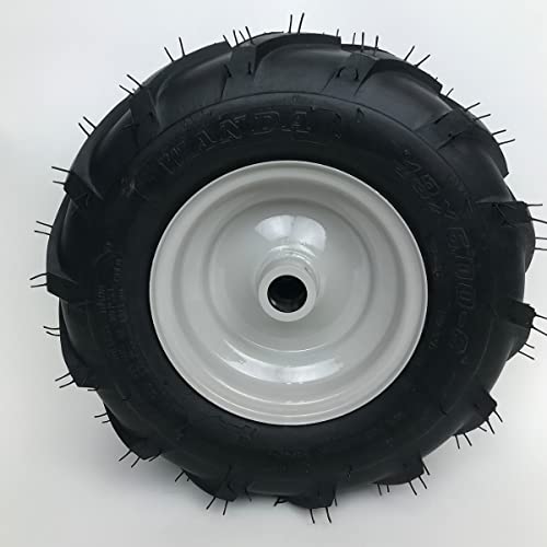LMTS 13x5.00-6 Tractor Tread Tire & Rim with 1 Inch Hub - Troy-Bilt Tiller Replacement Wheel