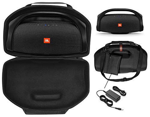 CaseSack Shoulder Bag for JBL Boombox, Boombox 2 Waterproof Portable Bluetooth Speaker, Tailor Made semi- Hard case, Featured Handle and Shoulder Strap