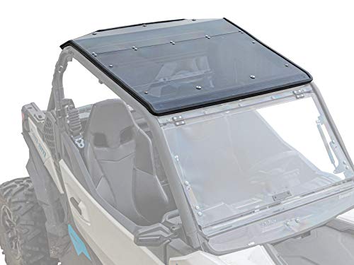 SuperATV Dark Tinted Roof for 2021+ Can-Am Commander 1000R / 1000R XT / 1000R XTP | Protects Against Weather and Debris | 1/4" Polycarbonate 250 Times Stronger Than Glass | USA Made!