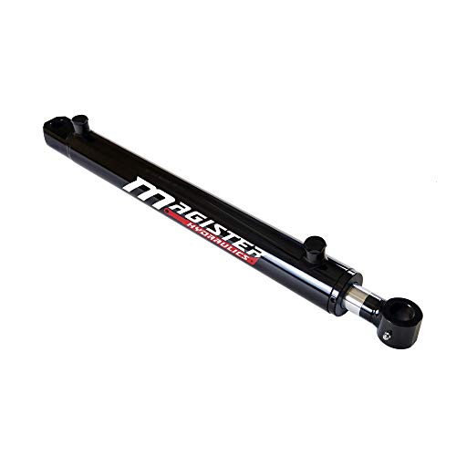 Magister Hydraulics Double Acting Hydraulic Cylinder - Tang Universal Hydraulic Cylinder 2" Bore, 24 inch Stroke Tang Style (2x24)