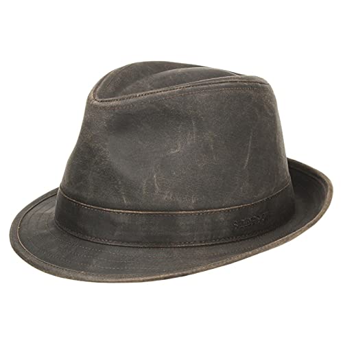 Stetson Odessa Trilby Cloth Hat Men Brown 7 1/2-7 5/8