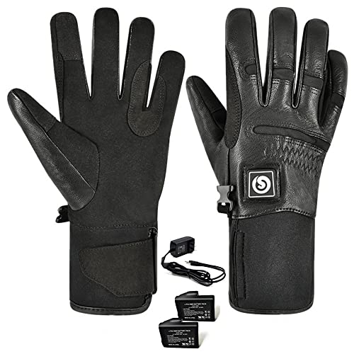 Savior Heated Gloves for Men and Women,Rechargeable Heated Electric Gloves,Suitable for Winter Outdoor Work,Skiing,Cycling,Running,Hiking,etc.