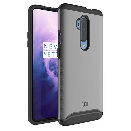 TUDIA DualShield Designed for OnePlus 7T Pro Case, [Merge] Shockproof Dual Layer Hard Heavy Duty Slim Protective Case Cover for OnePlus 7T Pro (Metallic Slate)