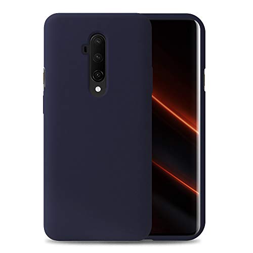 Liquid Silicone Phone Case for OnePlus 7T PRO/1+ 7T PRO 6.67"/Full Body Protection/Shockproof/Gel Rubber/Cover Case Drop Protection Midnight Blue